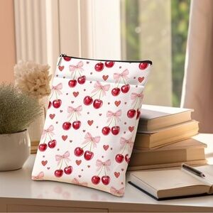 Cherry Bow Pattern Tablet or Book Sleeve